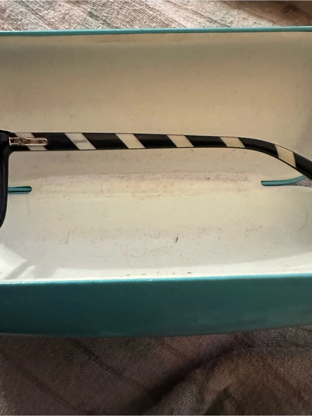 Kate Spade New York Striped Prescription Glasses In Case